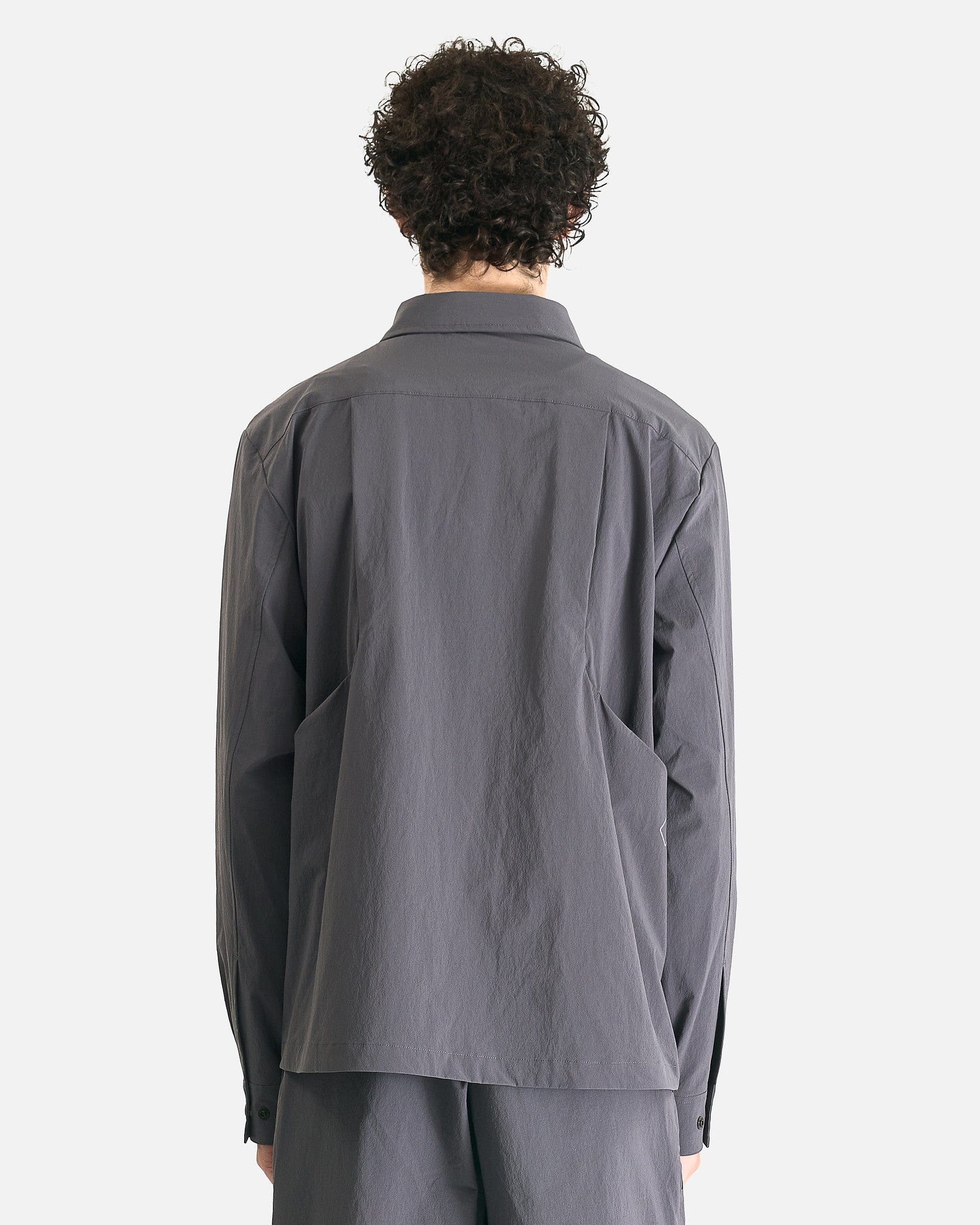 Pas Normal Studios Men's Shirts Off-Race Tech Overshirt in Steel