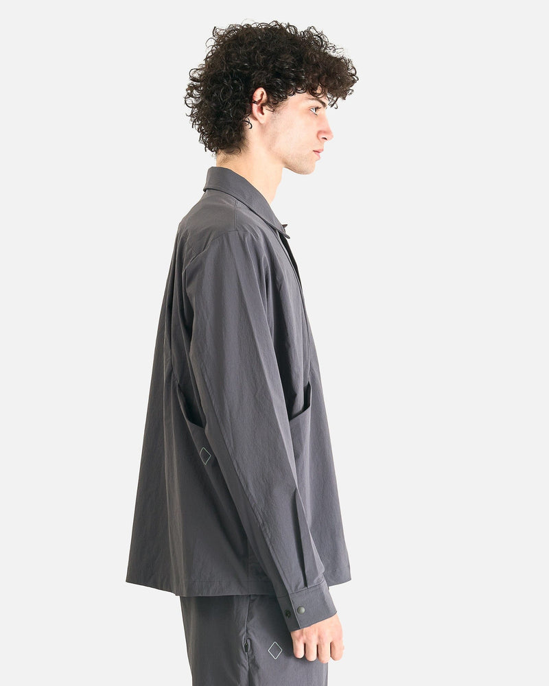 Pas Normal Studios Men's Shirts Off-Race Tech Overshirt in Steel