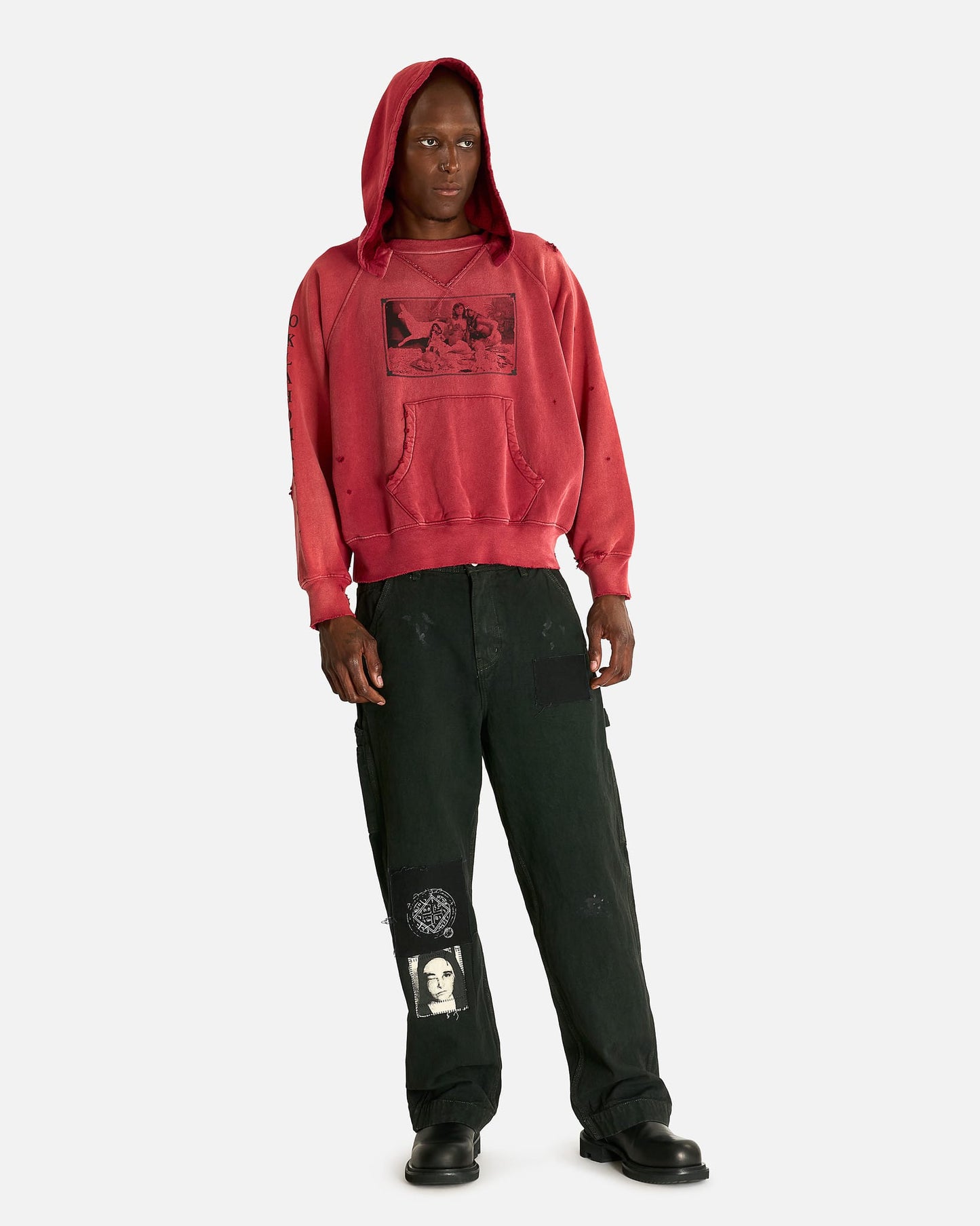 Enfants Riches Deprimes Men's Sweatshirts Oklahoma City Church Afterhood in Burnt Red