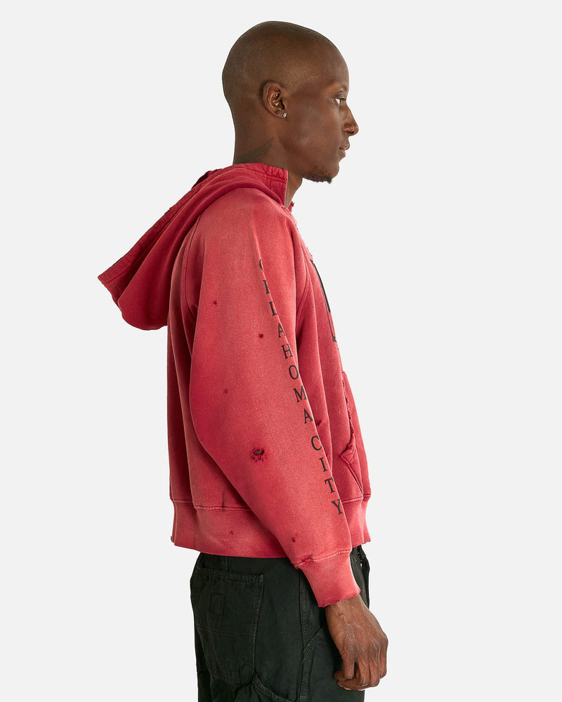 Enfants Riches Deprimes Men's Sweatshirts Oklahoma City Church Afterhood in Burnt Red