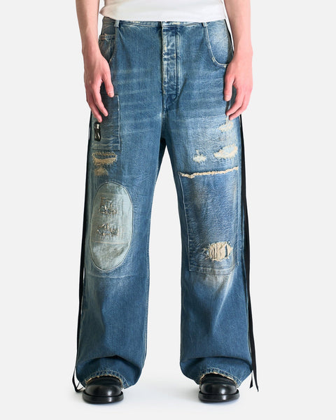 【ANN DEMEULEMEESTER】OLAN TROUSERS 46 Olan 5-Pocket High Comfort Trousers in Faded Black – SVRN