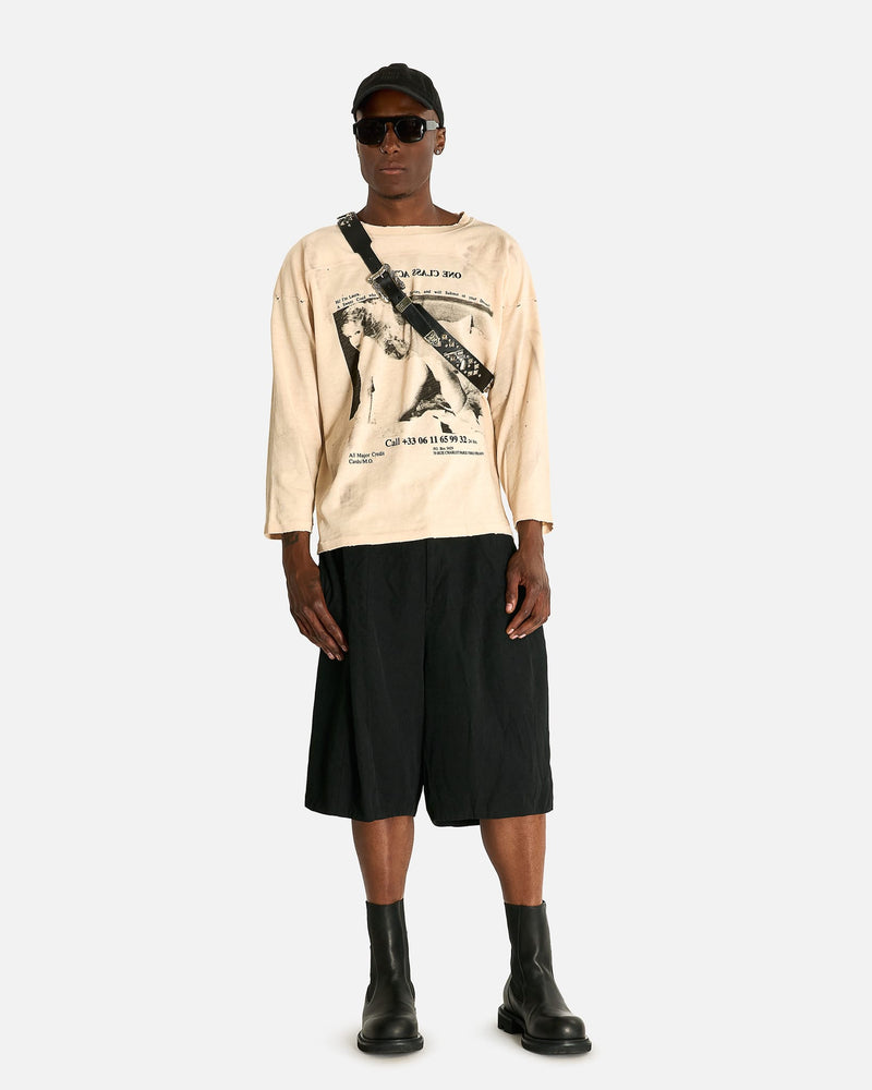 Enfants Riches Deprimes Men's Shirts One Class Act Hockey Jersey in Dirty White