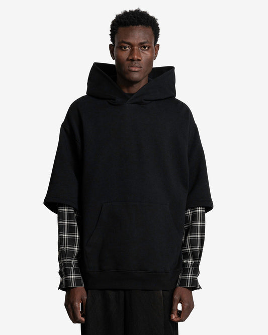 Marni Men's Sweatshirts Organic Cotton Brushed Sweatshirt in Black