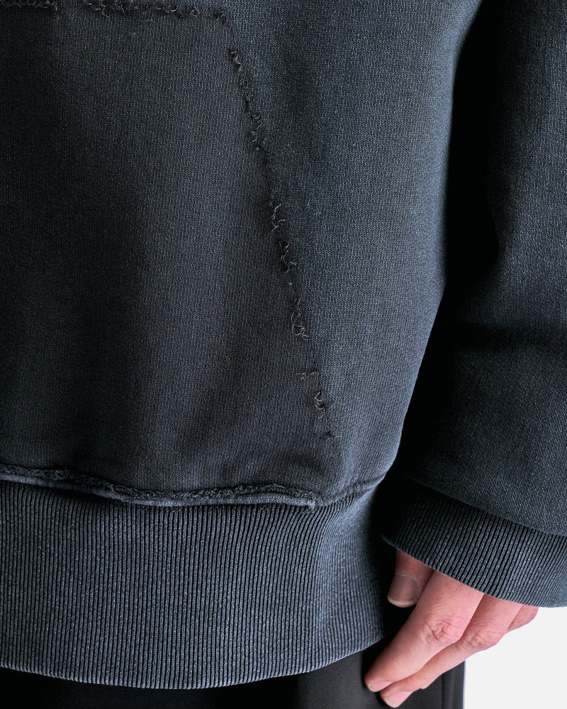 Maison Margiela Organic Cotton Fleece Sweatshirt - Blue