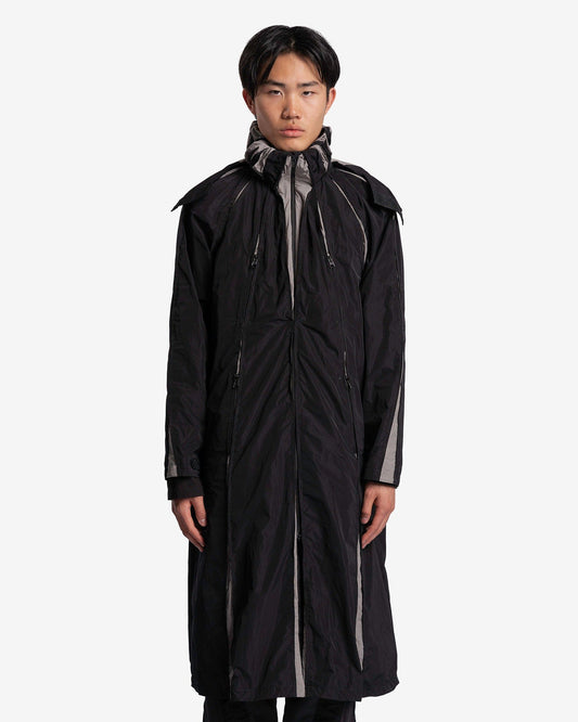 Kusikohc Men's Jackets Origami Parka in Black