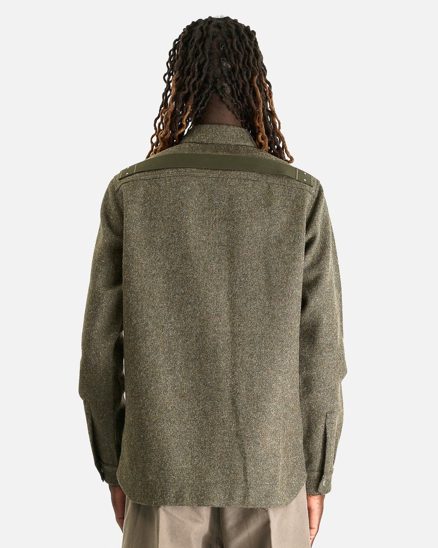 Rick Owens Men's Shirts Outershirt in Bosco