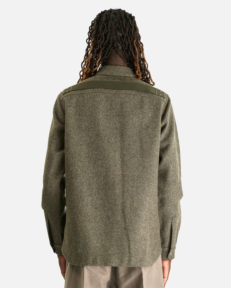 Rick Owens Men's Shirts Outershirt in Bosco