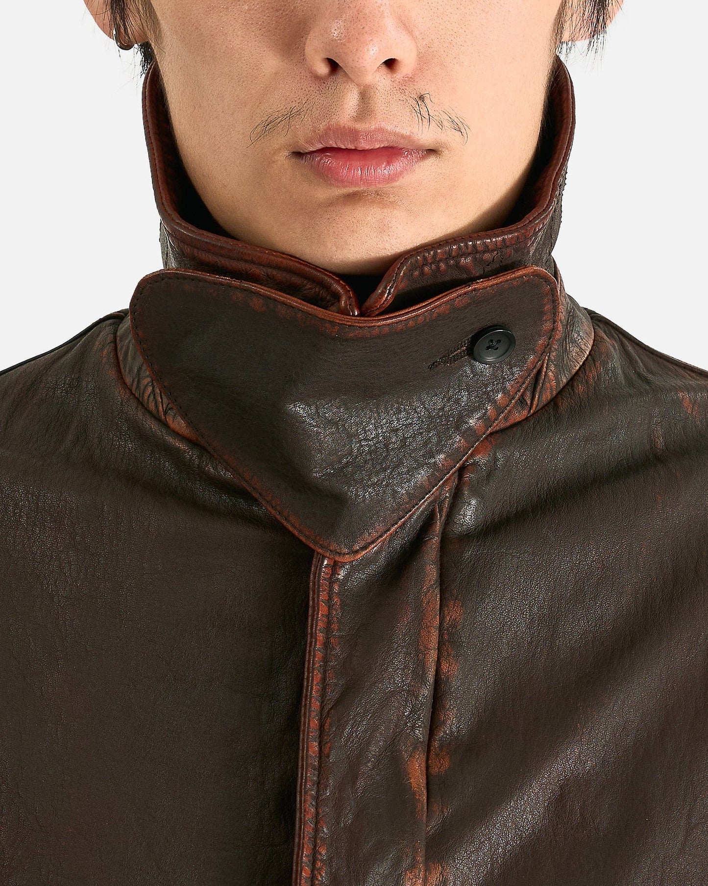 Yohji Yamamoto Pour Homme Men's Jackets Outpocket Blousons in Dark Brown