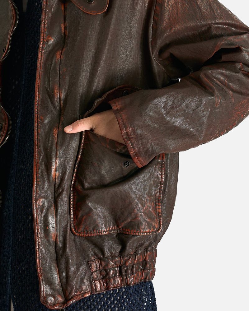 Yohji Yamamoto Pour Homme Men's Jackets Outpocket Blousons in Dark Brown