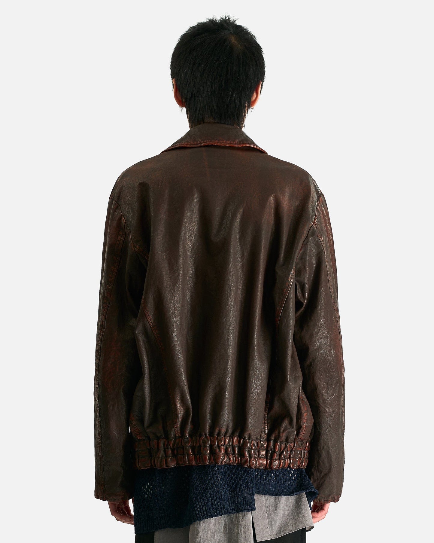 Yohji Yamamoto Pour Homme Men's Jackets Outpocket Blousons in Dark Brown