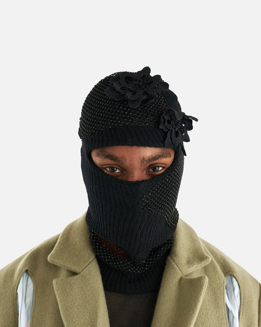Who Decides War Men's Hats O/S Overlay Face Mask in Coal