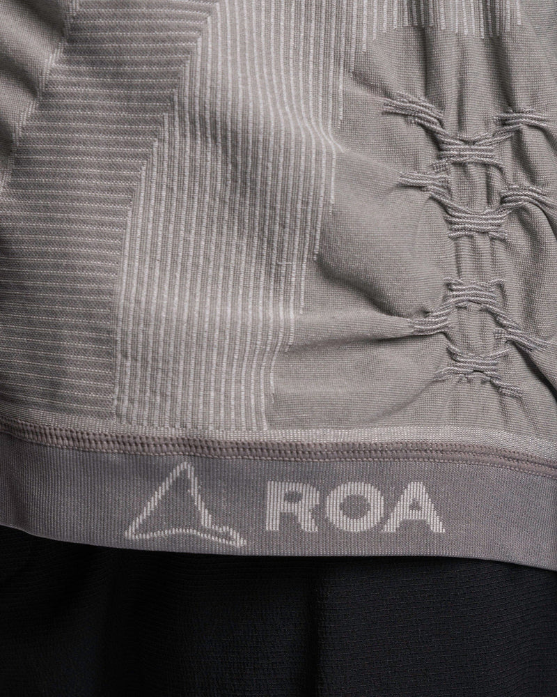Roa Men's Sweater O/S Oversized 3D Knit in Grigio/Tortora