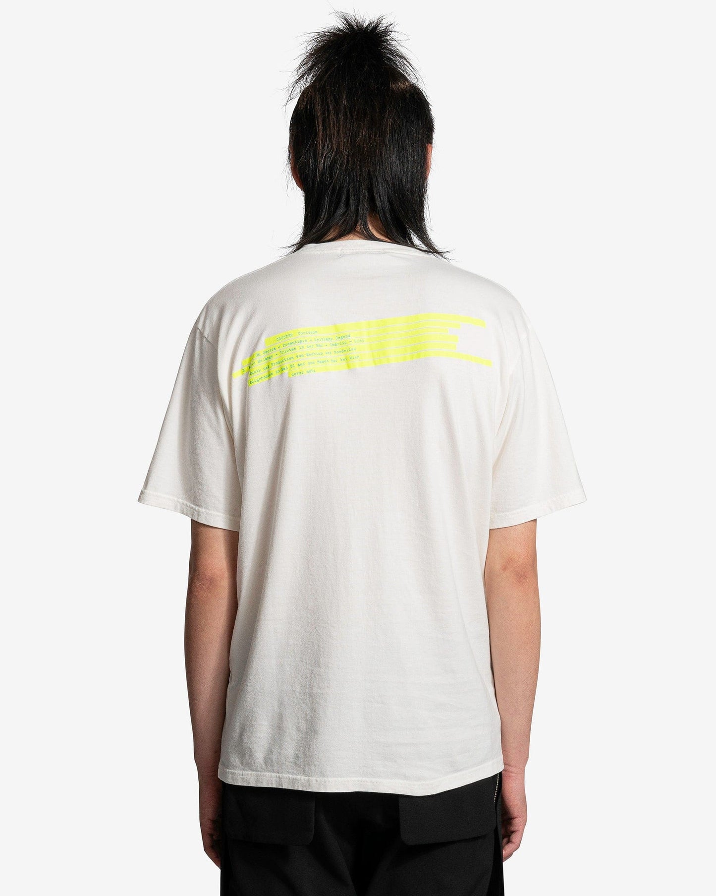 UNDERCOVER Men's T-Shirts Oversized Graphic T-Shirt in Off-White