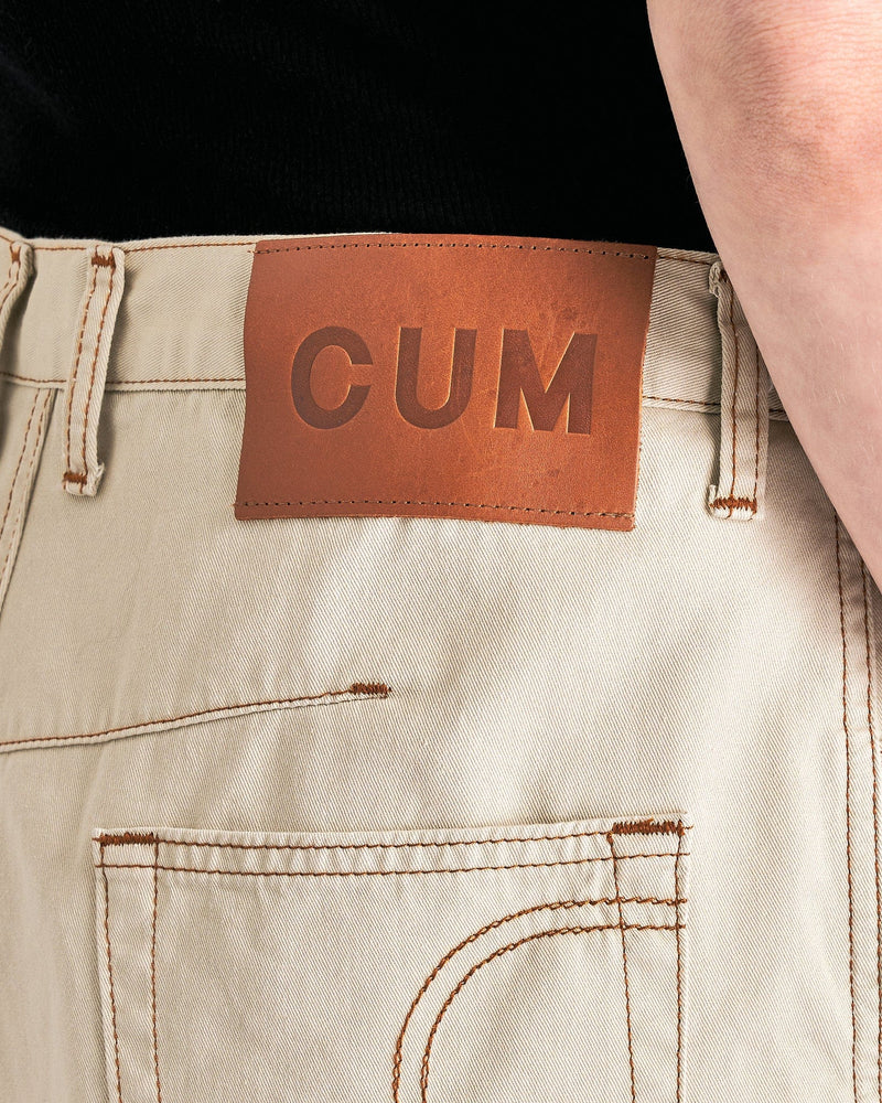 Edward Cuming Women Shorts Oversized Shorts in Cream