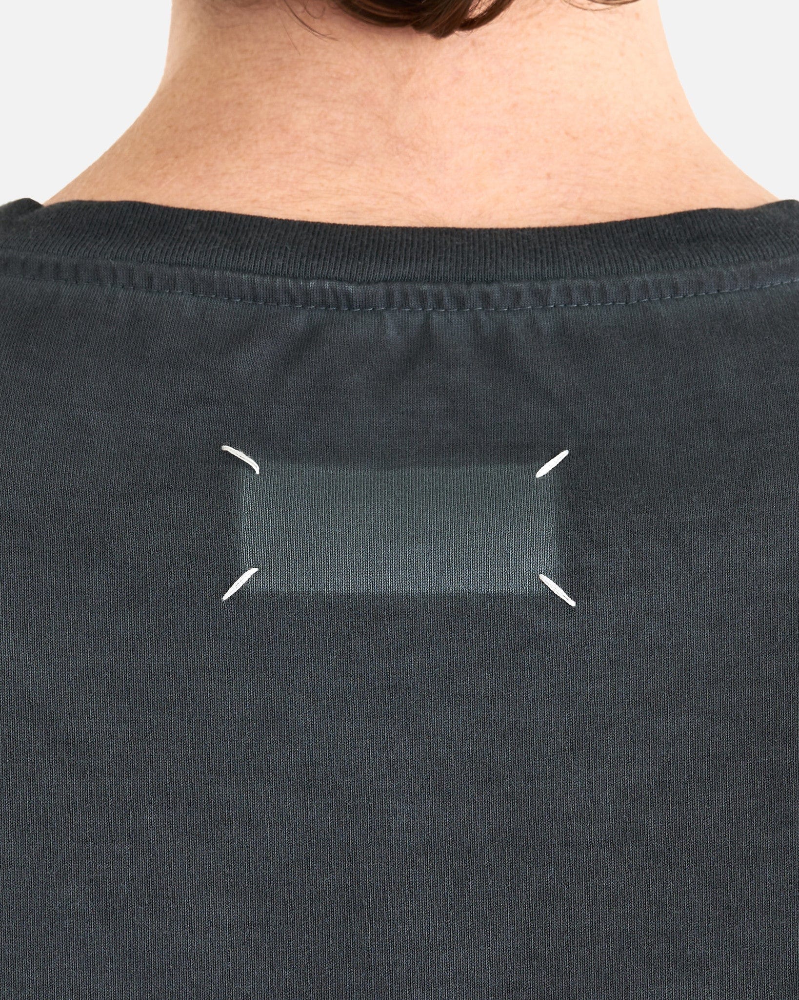 Maison Margiela Men's Shirts Oversized T-Shirt in Anthracite