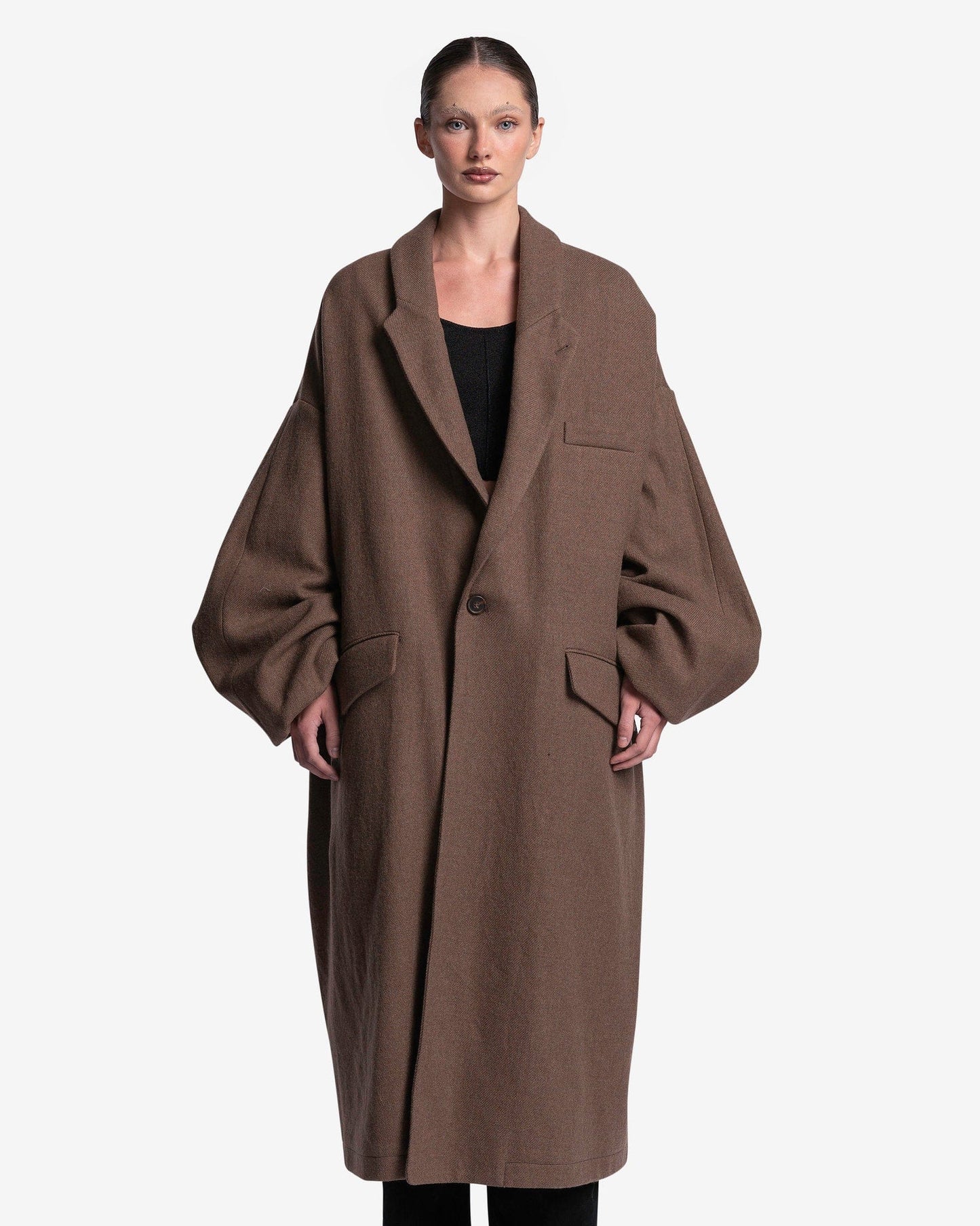 Maison Margiela Women Jackets Oversized Wool Coat