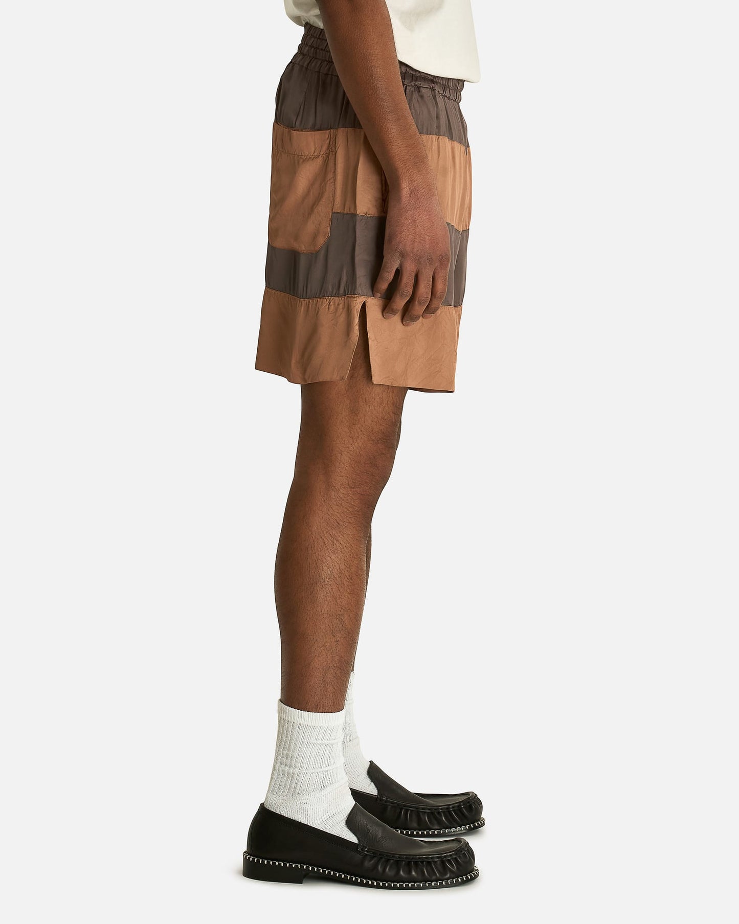 Dries Van Noten Men's Shorts Pach Short in Smoke