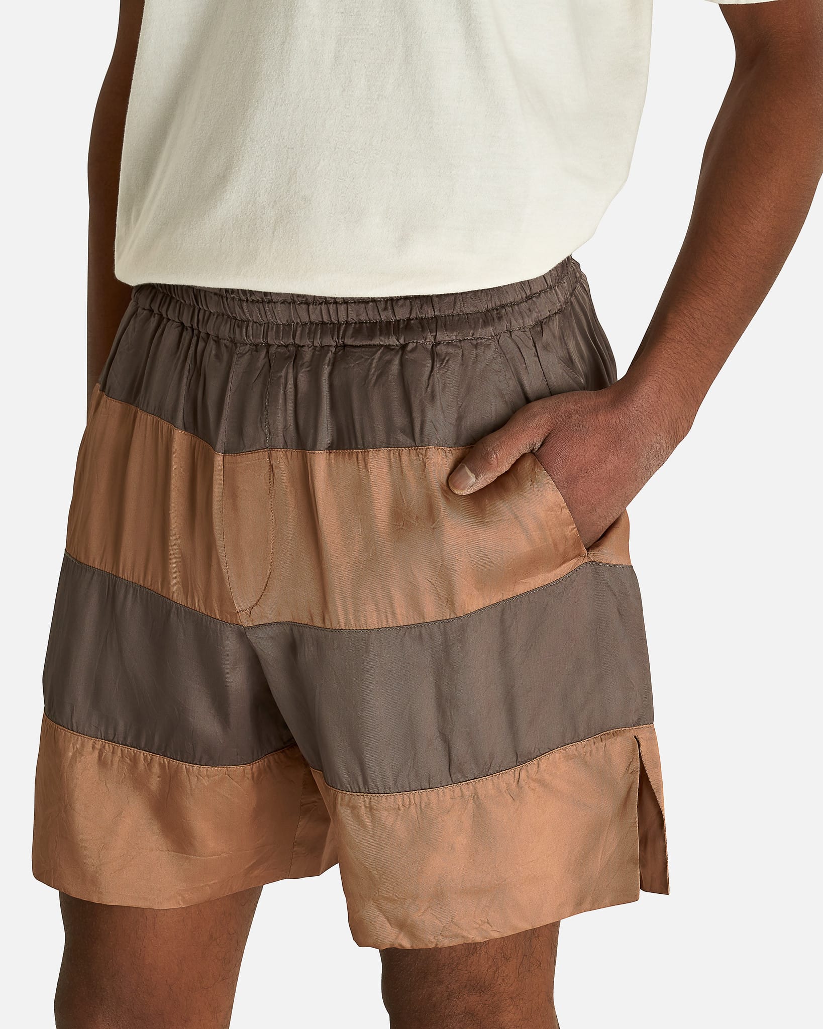 Dries Van Noten Men's Shorts Pach Short in Smoke