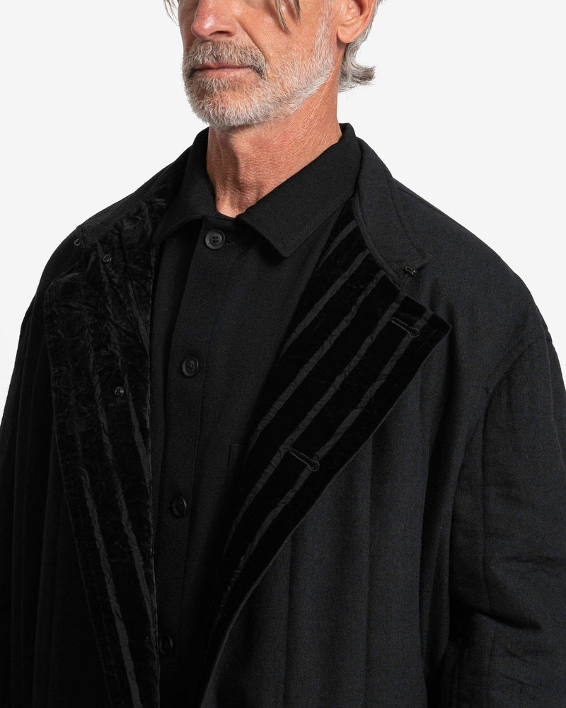 Yohji Yamamoto Pour Homme M Padded Stand C Coat