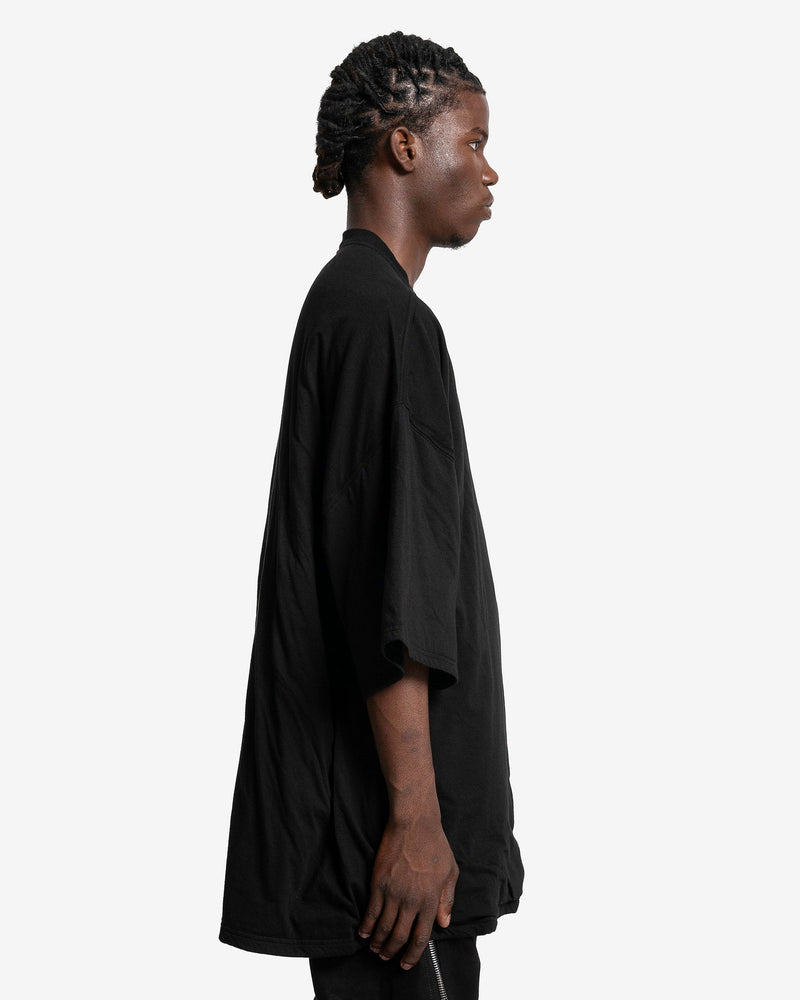 Rick Owens DRKSHDW Men's T-Shirts O/S Padded Tommy T in Black