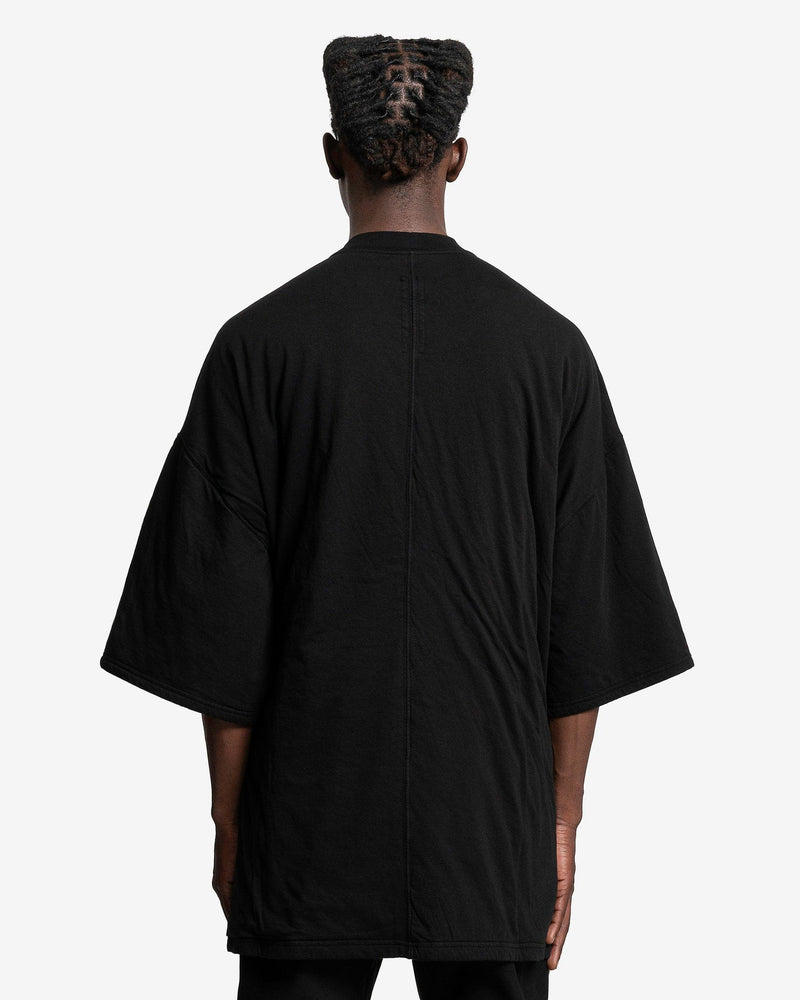Rick Owens DRKSHDW Men's T-Shirts O/S Padded Tommy T in Black