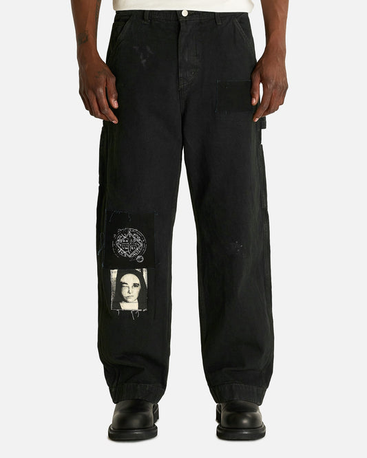 Enfants Riches Deprimes Men's Jeans Paint Pants in Black