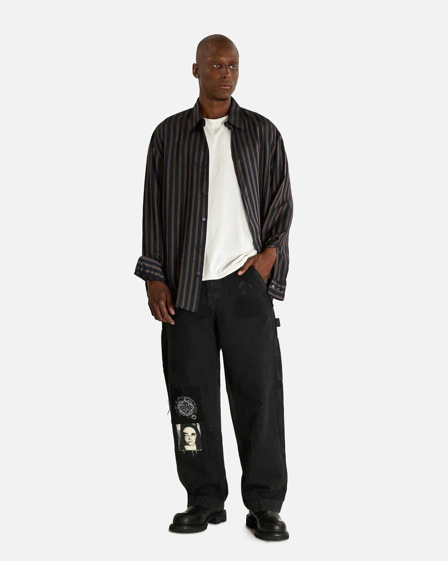 Enfants Riches Deprimes Men's Jeans Paint Pants in Black