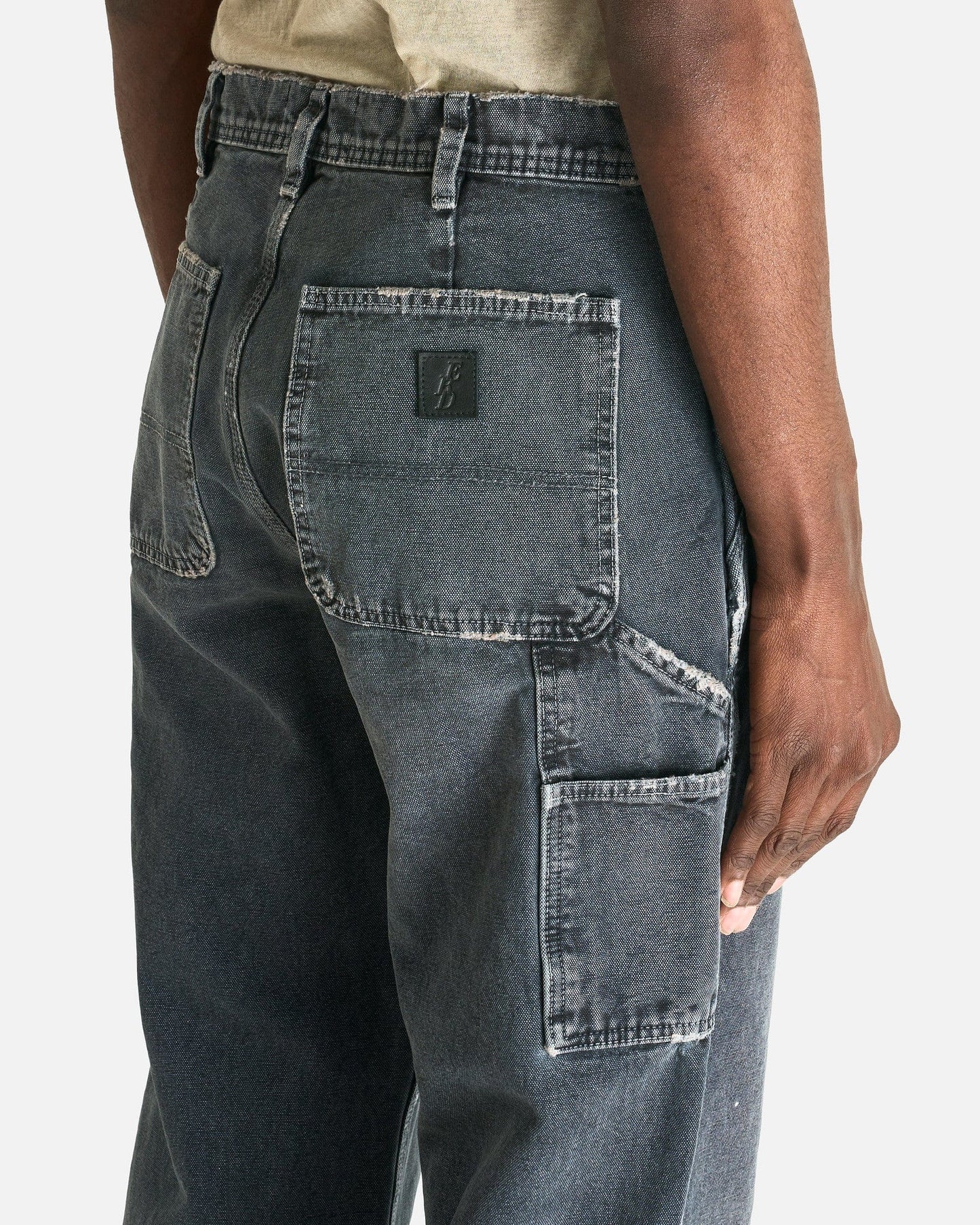 Enfants Riches Deprimes Men's Pants Paint Pants in Washed Black