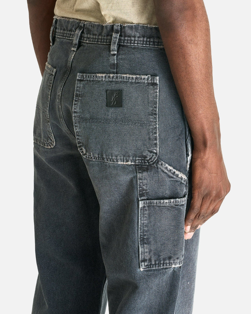 Enfants Riches Deprimes Men's Pants Paint Pants in Washed Black
