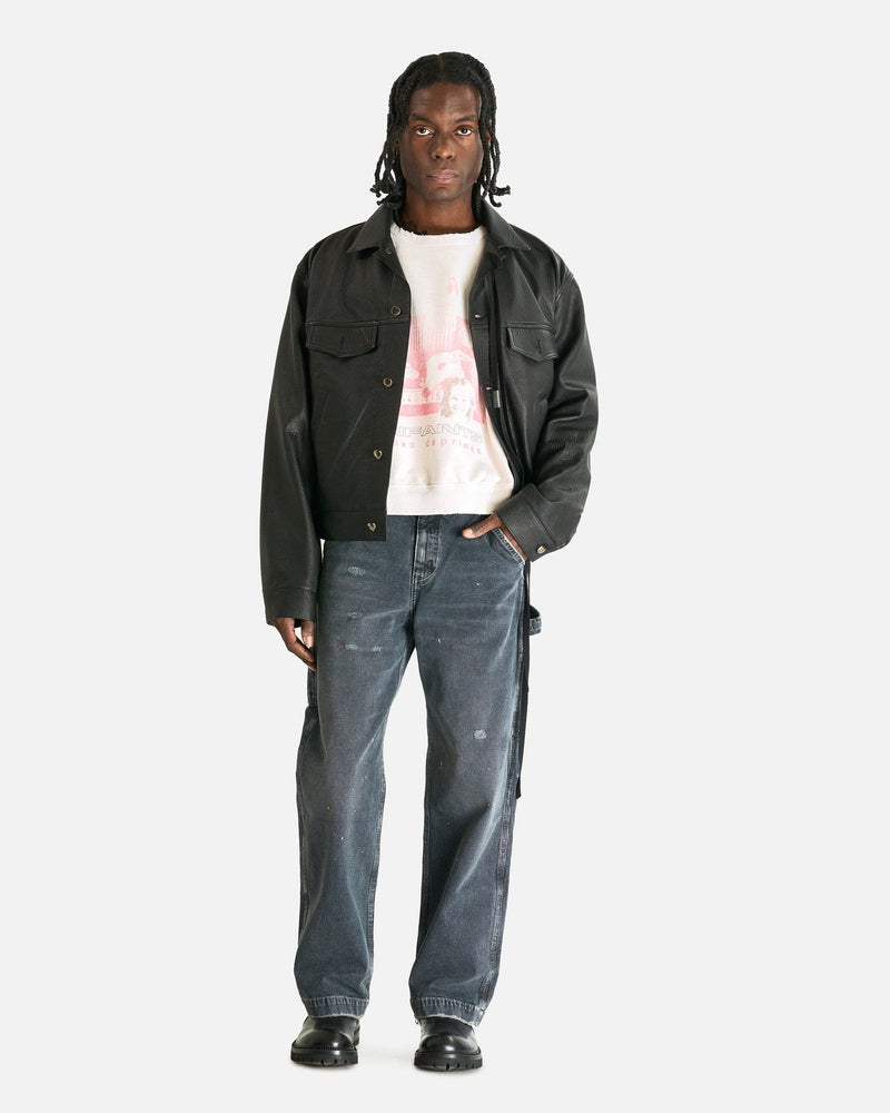 Enfants Riches Deprimes Men's Pants Paint Pants in Washed Black