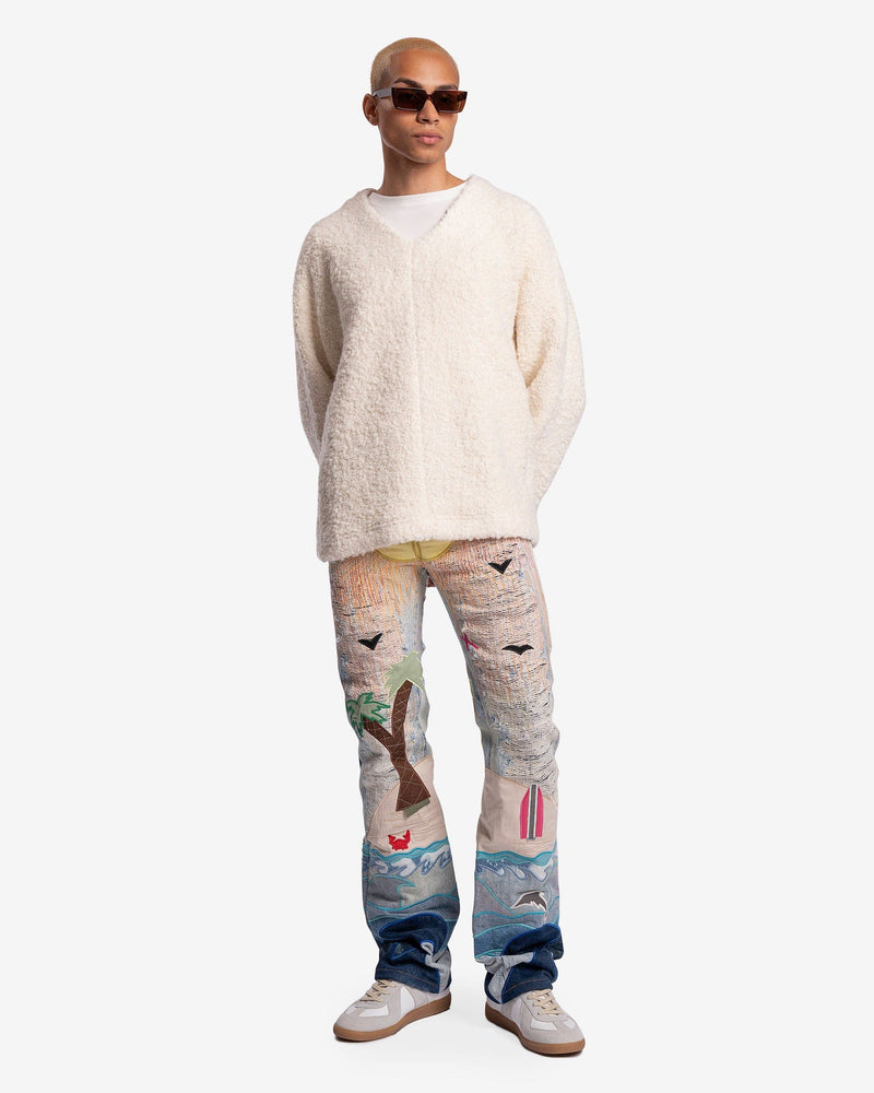 Who Decides War Men's Jeans Pale USA Seaboard Denim in Sky/Multi