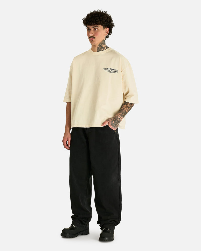 Willy Chavarria Men's T-shirts Panaderia Chavarria Buffalo Tee in Masa