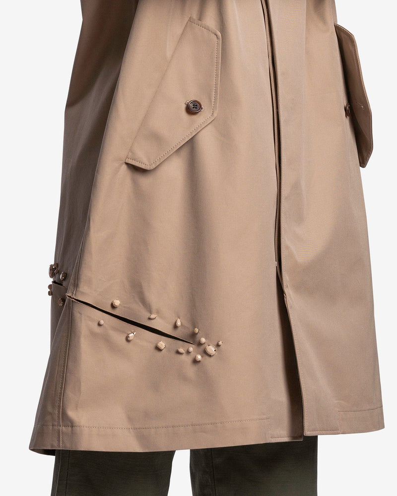 UNDERCOVER Women Jackets Paneled Coat in Beige