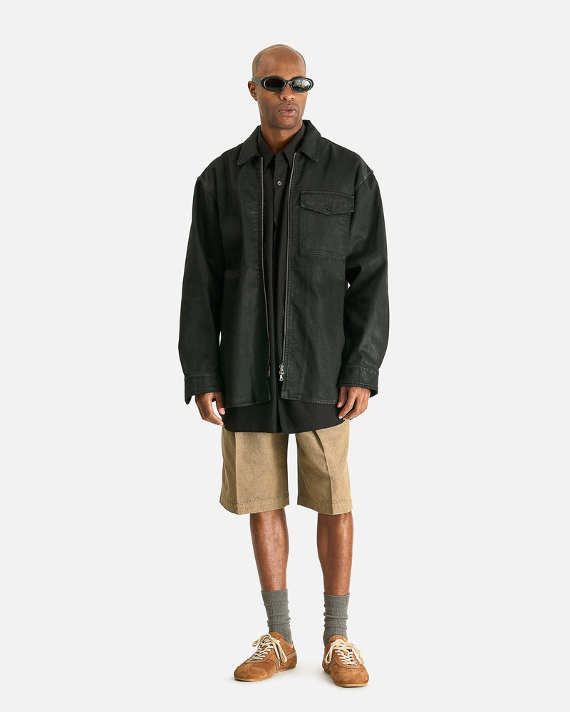 Dries Van Noten Men's Shorts Panrom Denim Shorts in Stone