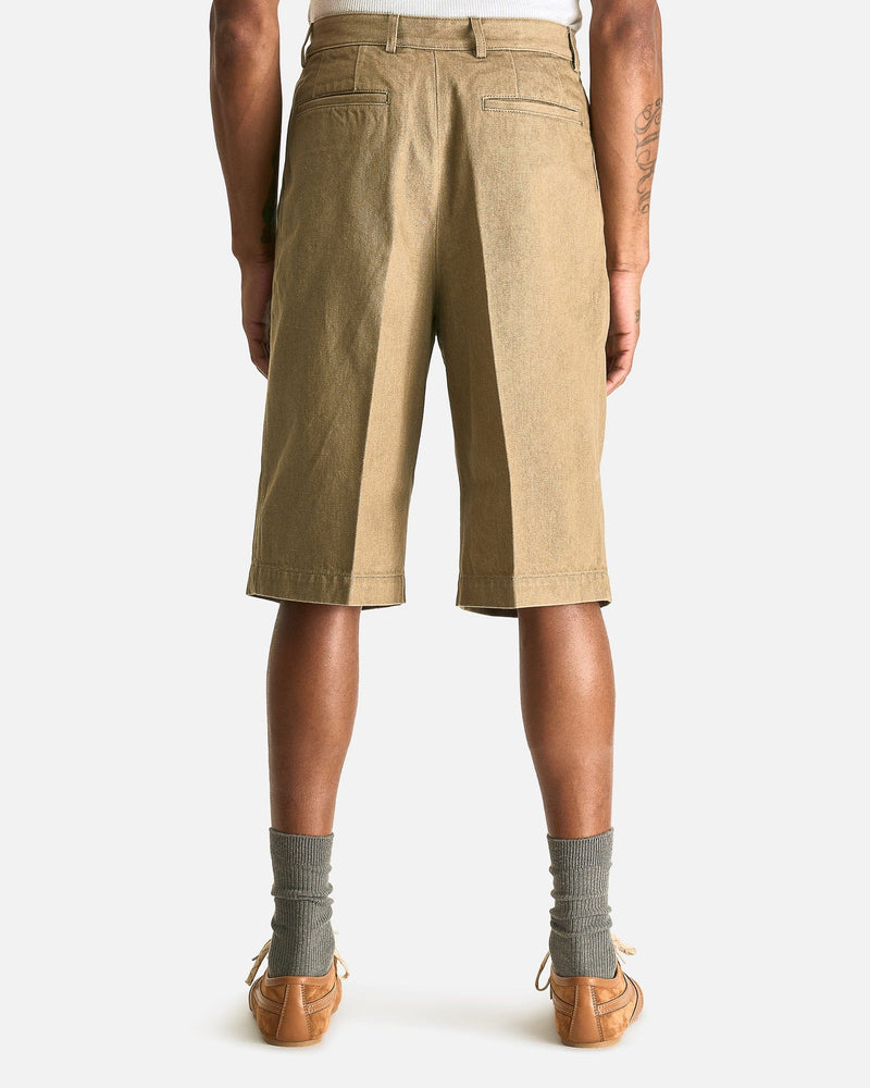 Dries Van Noten Men's Shorts Panrom Denim Shorts in Stone