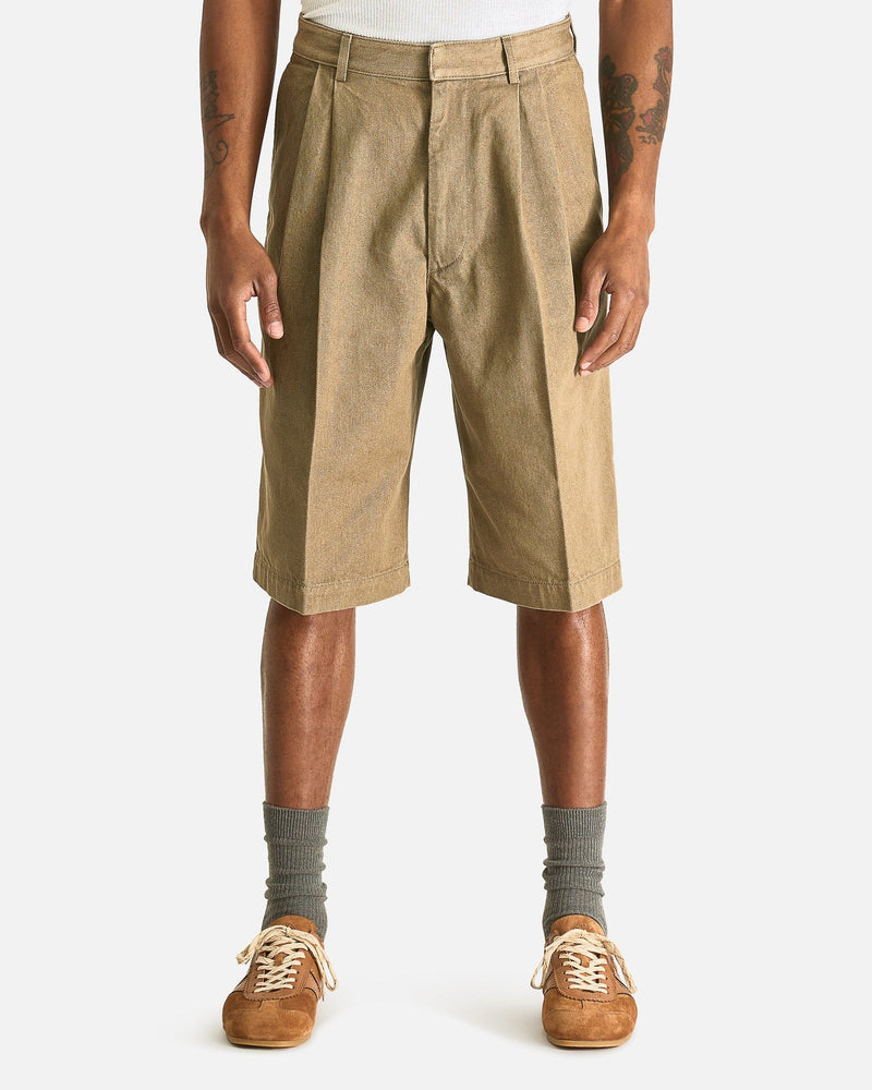 Dries Van Noten Men's Shorts Panrom Denim Shorts in Stone