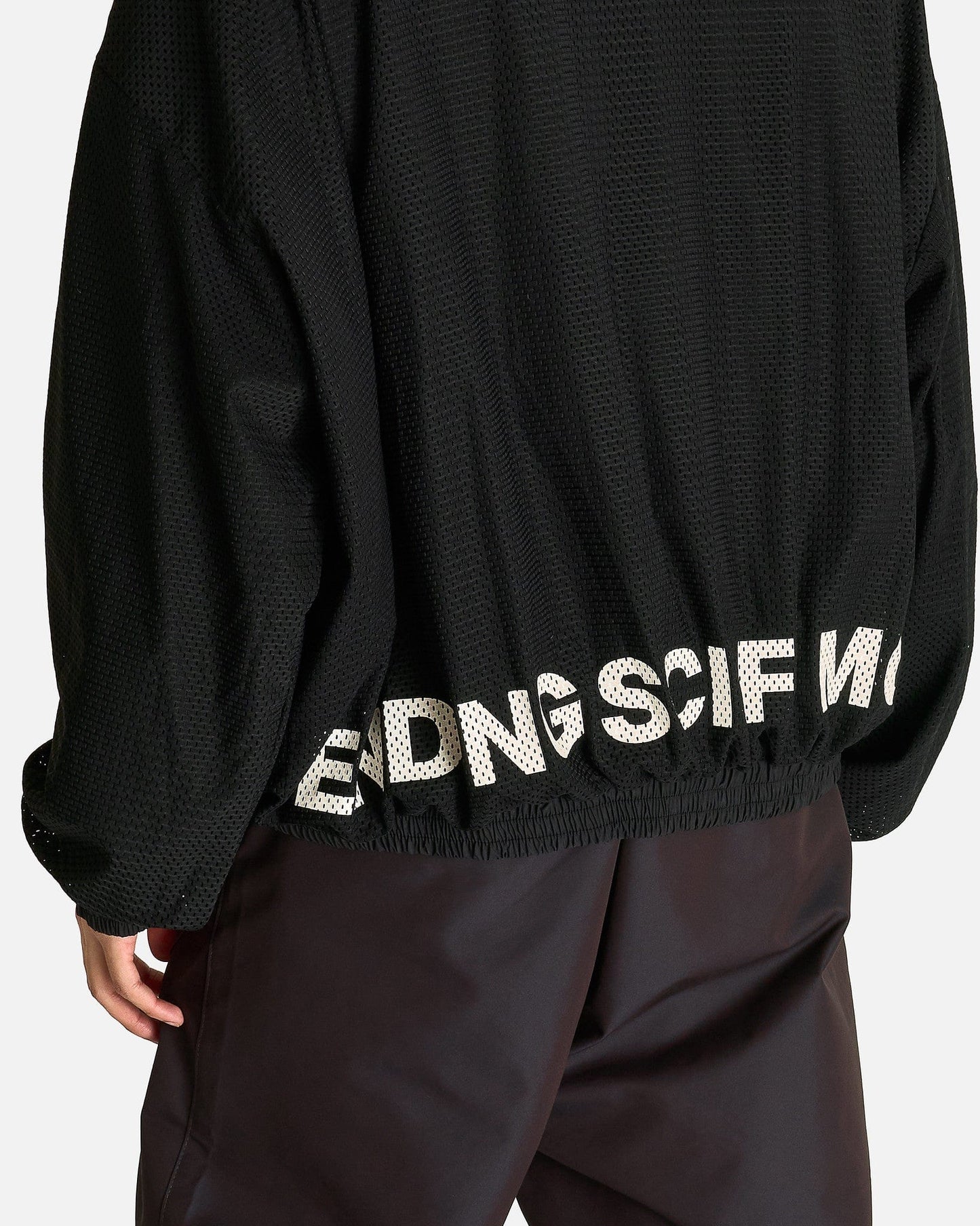 FFFPOSTALSERVICE Men's Jackets Parachute Hooded Jacket in Black
