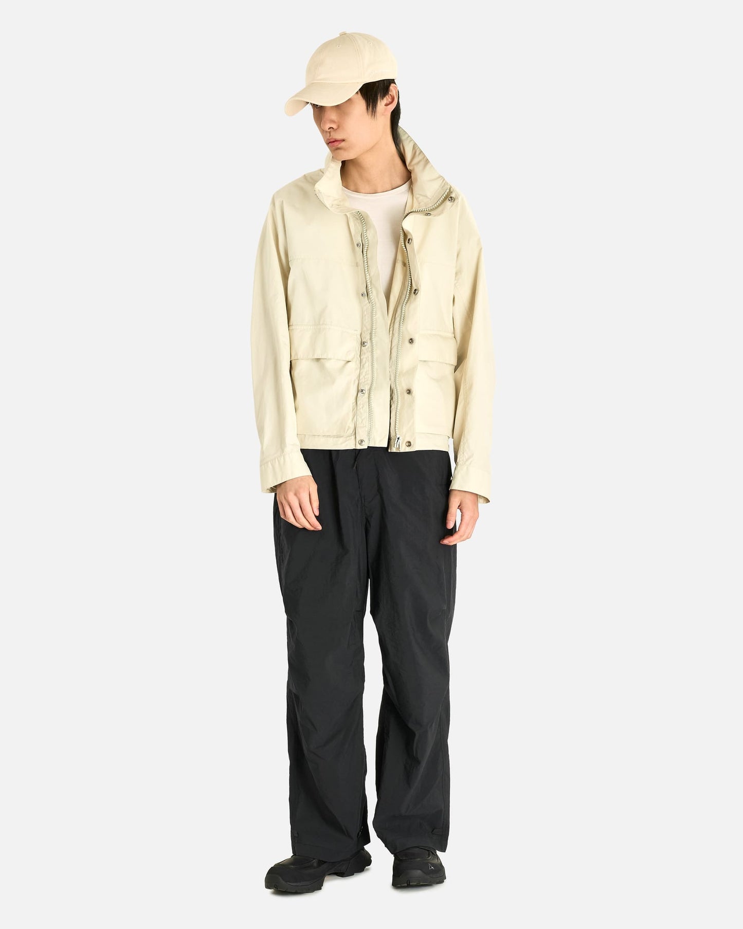 Lemaire Men's Pants Parachute Pants in Squid Ink