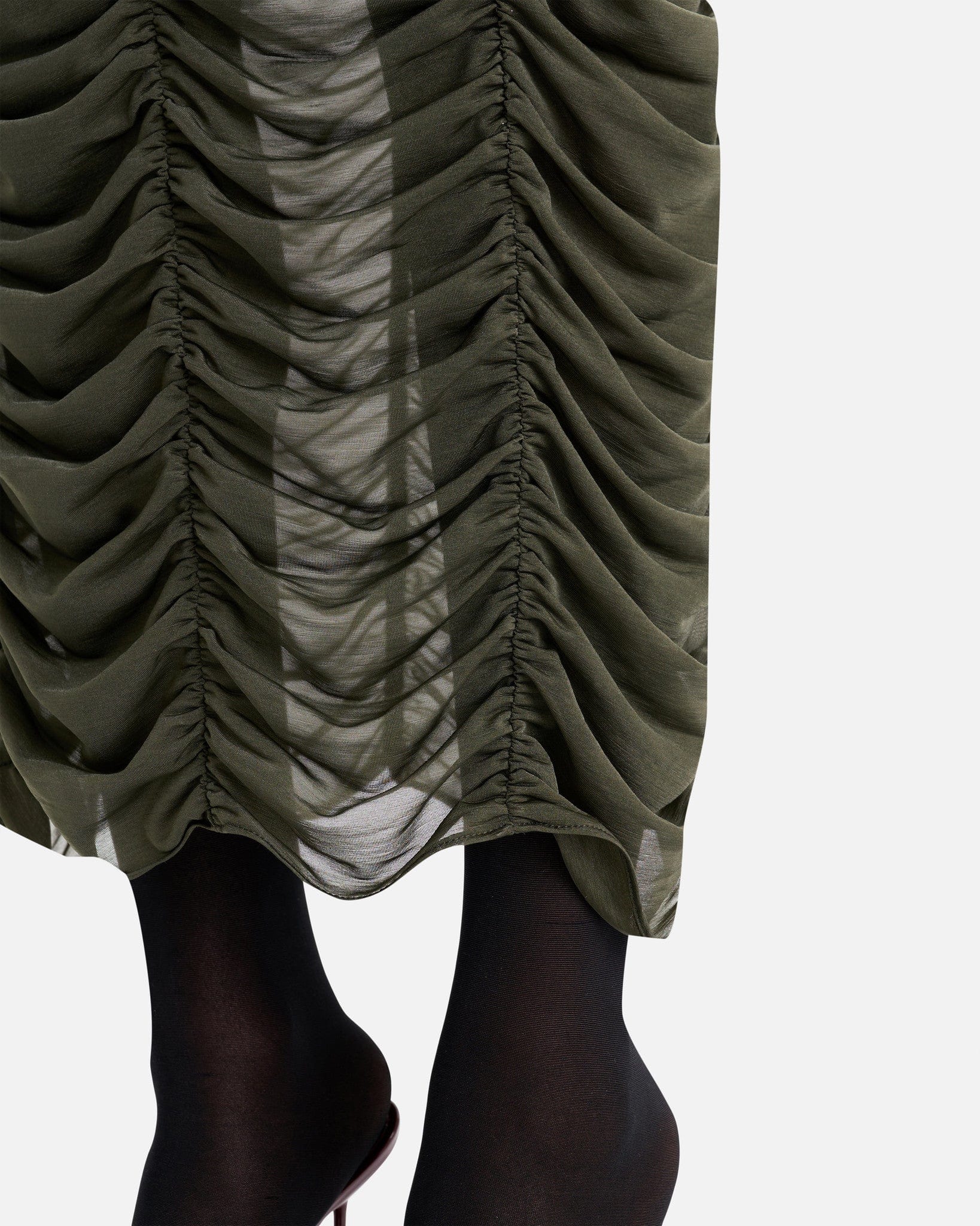 Elena Velez Women Skirts Parlour Skirt in Drab