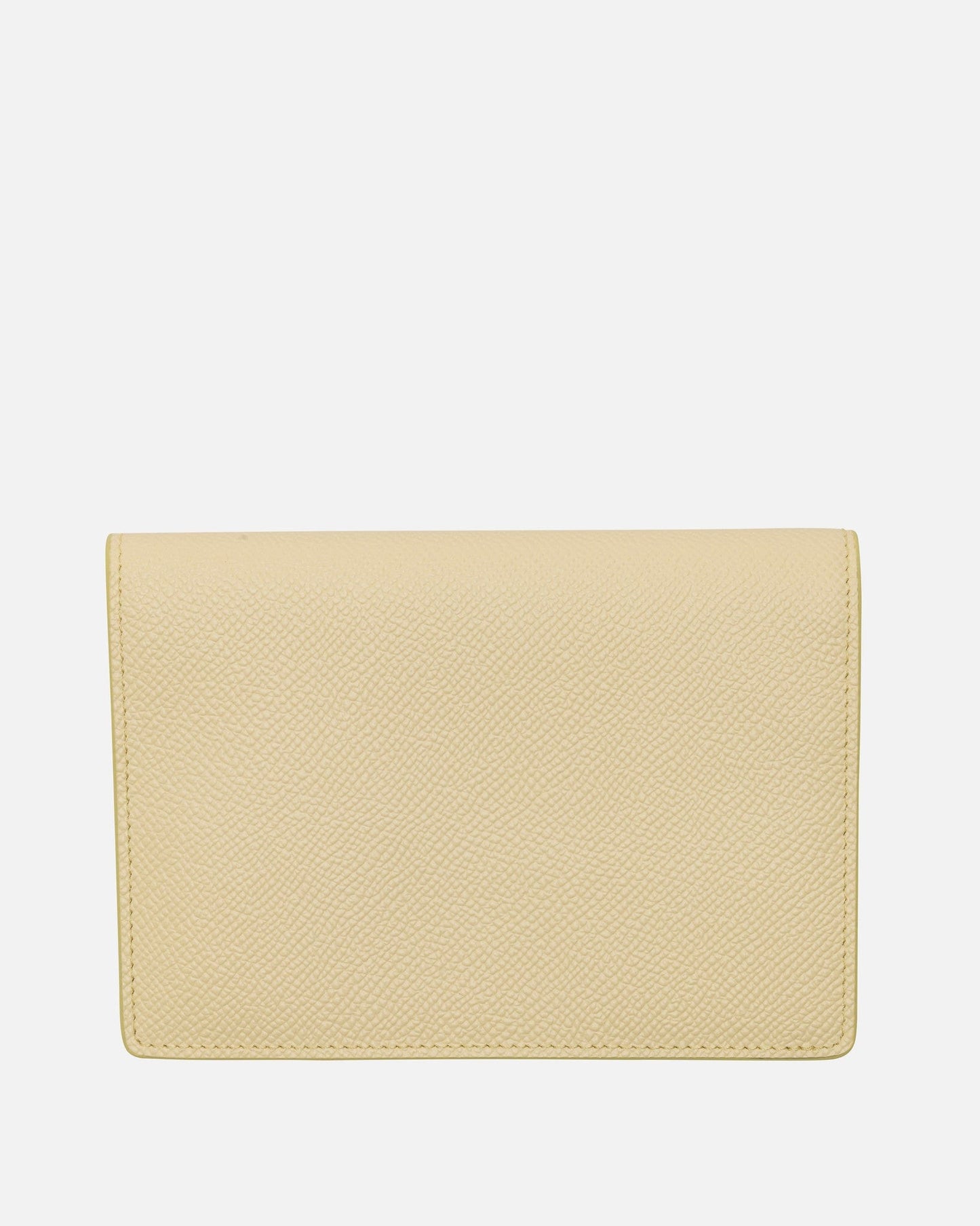 Maison Margiela Leather Goods O/S Passport Cover in Lemon