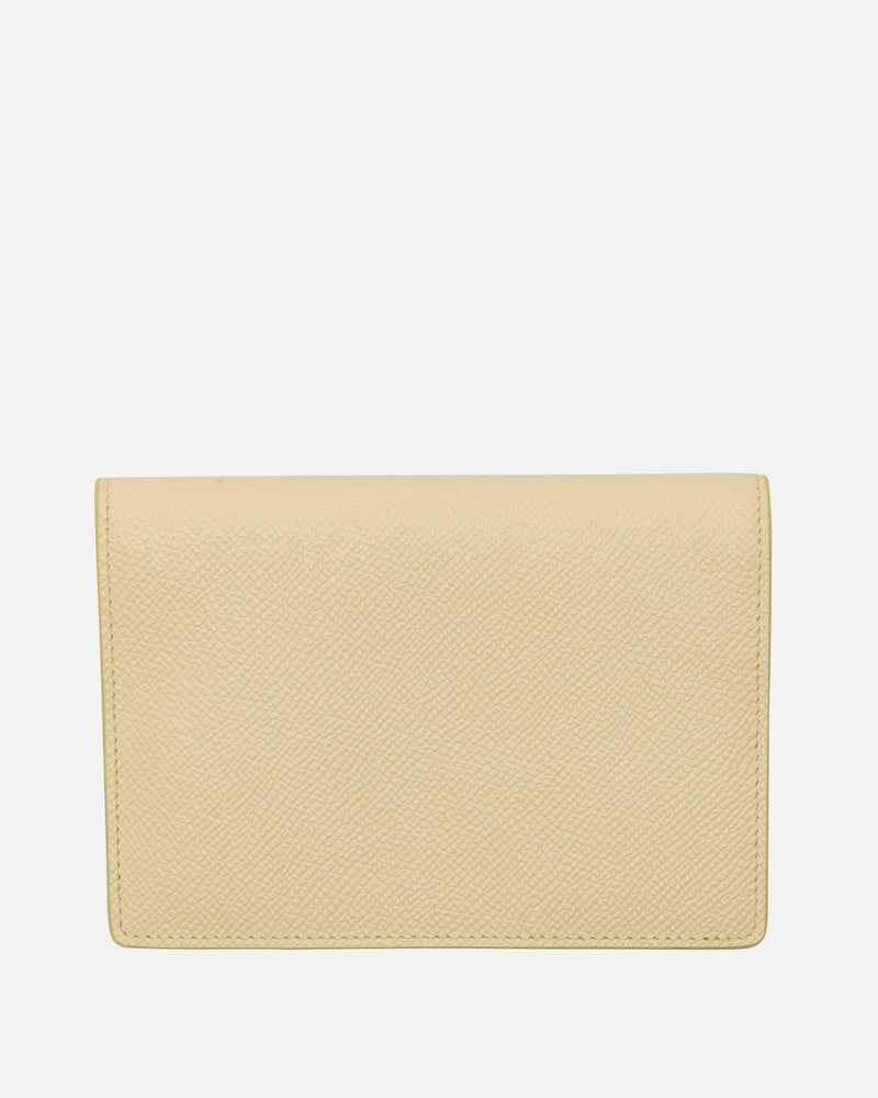 Maison Margiela Leather Goods O/S Passport Cover in Lemon