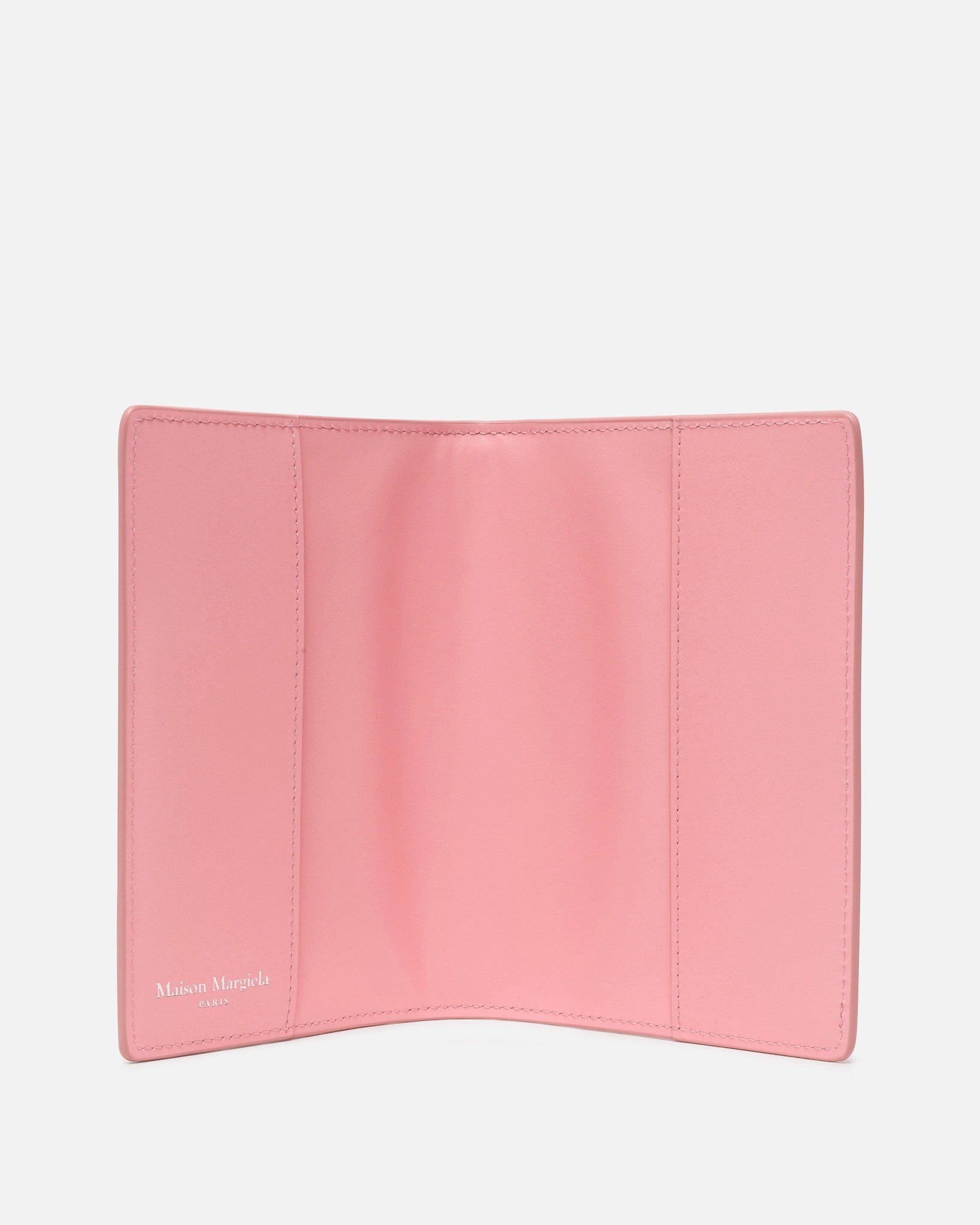 Maison Margiela Leather Goods O/S Passport Cover in Peony
