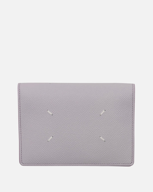 Maison Margiela Leather Goods O/S Passport Cover in Wisteria
