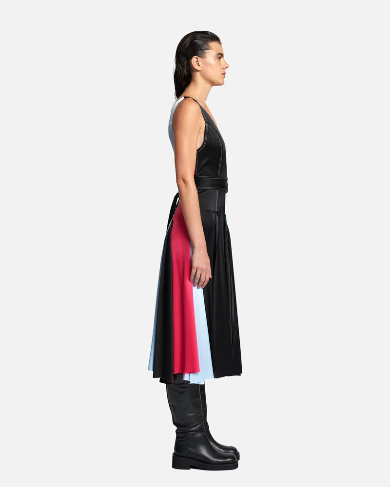 red and black church dress For Her Women Dress 82060C-Black/White Red