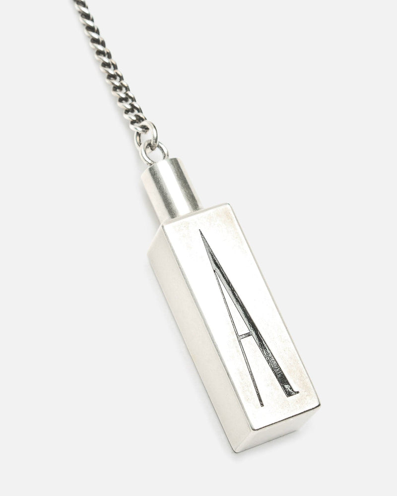 Ann Demeulemeester Jewelry OS Paulu Perfume Pendant Necklace in Antique Silver