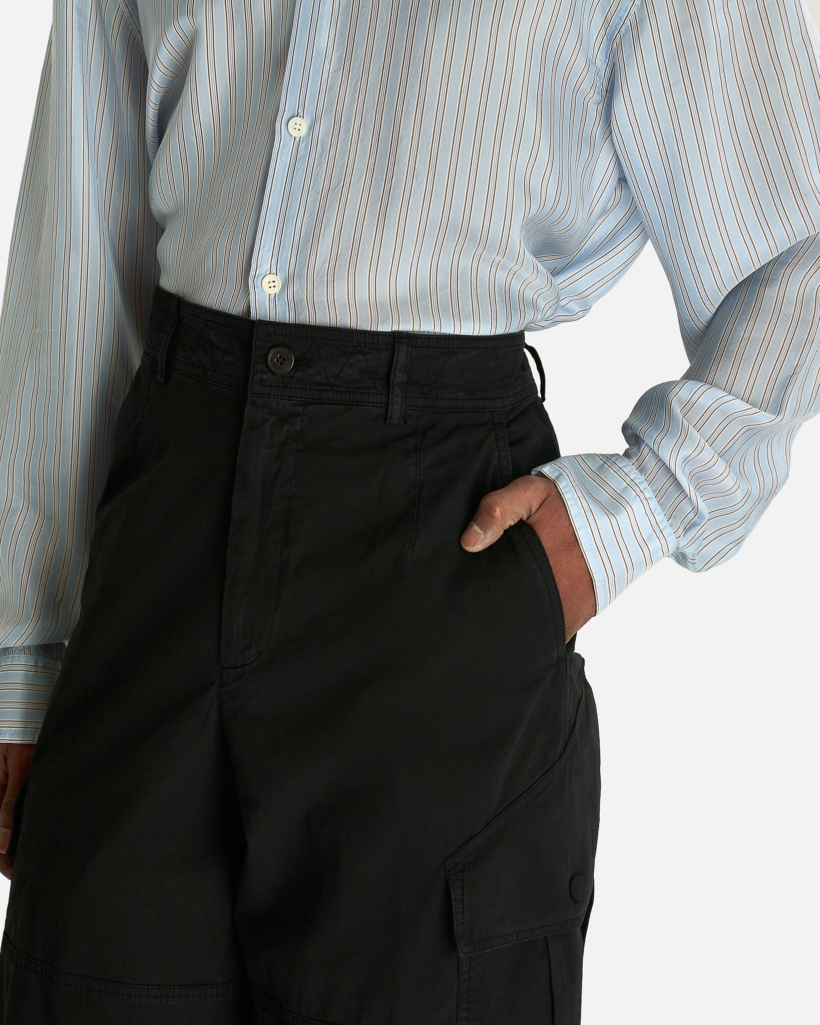 Dries Van Noten Men's Pants Paxer Bis GD Pants in Black