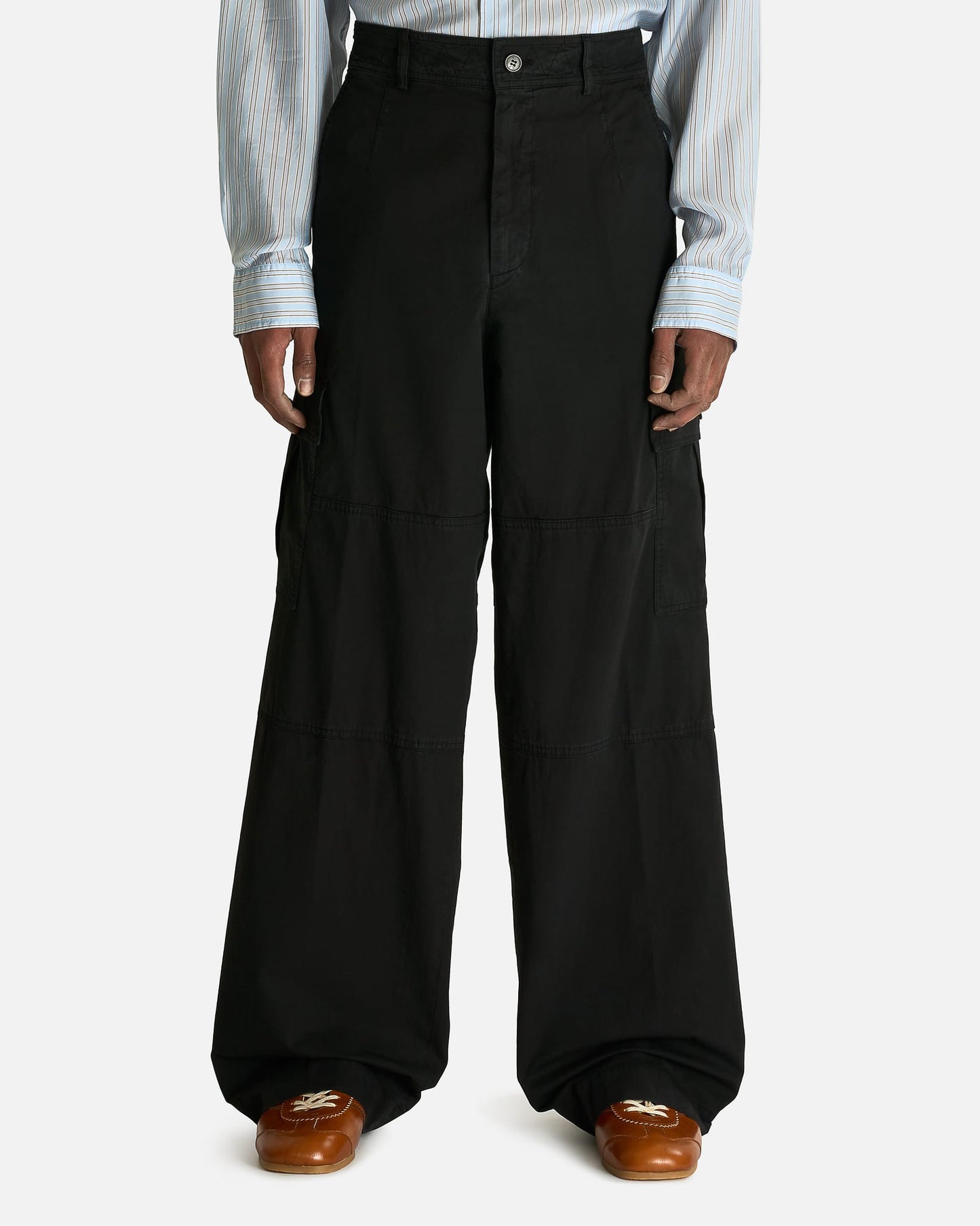 Dries Van Noten Men's Pants Paxer Bis GD Pants in Black