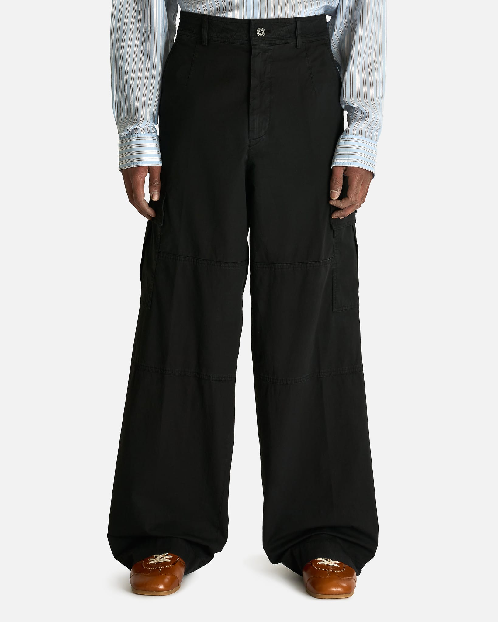 Dries Van Noten Men's Pants Paxer Bis GD Pants in Black
