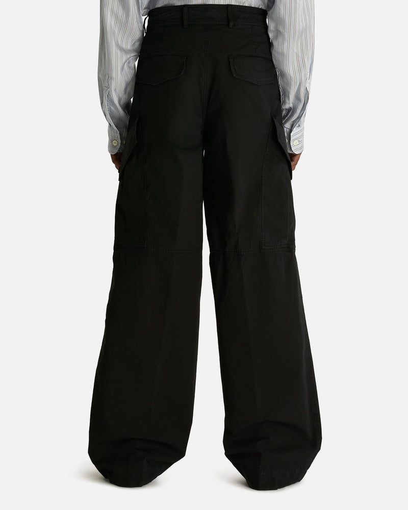 Dries Van Noten Men's Pants Paxer Bis GD Pants in Black