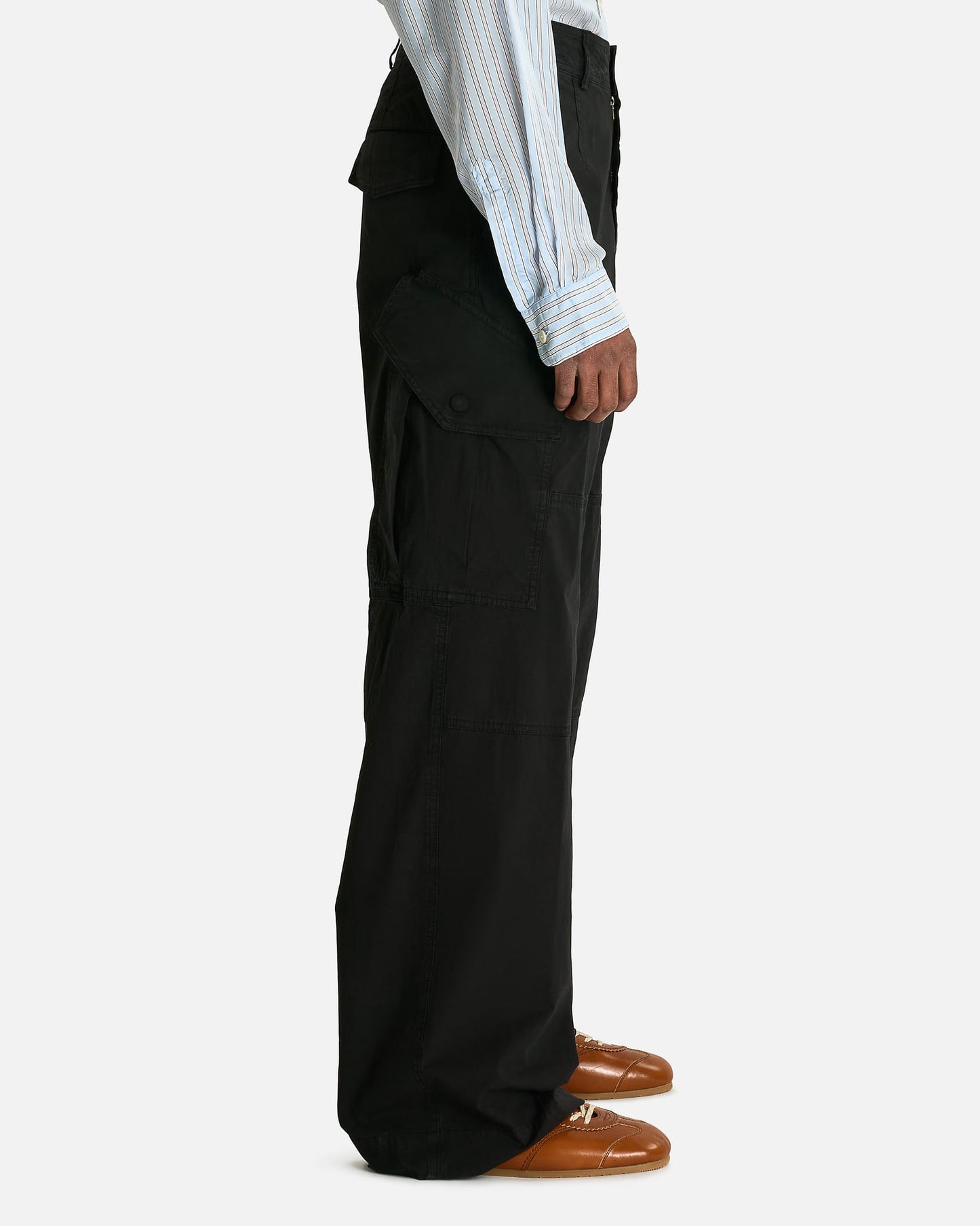 Dries Van Noten Men's Pants Paxer Bis GD Pants in Black
